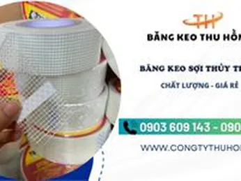 Băng Keo Sợi Thủy Tinh 2 Sọc Giá Rẻ,  Bền Chắc, Chịu Lực Tốt