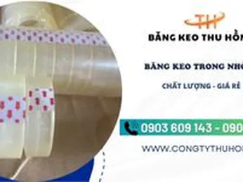 Cung cấp băng dính trong cuộn nhỏ – Giá rẻ - Đa dụng dán tiền, hộp quà, nhãn, giấy