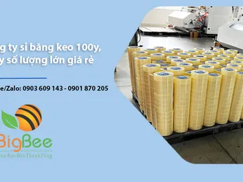 Công ty sỉ băng keo 100y, 200y số lượng lớn giá rẻ