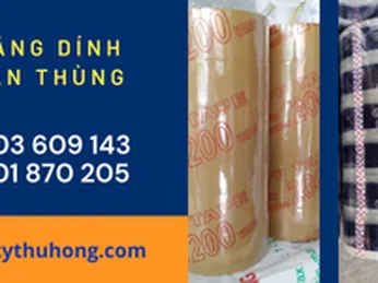 Băng keo, băng dính dán thùng giá sỉ giá rẻ