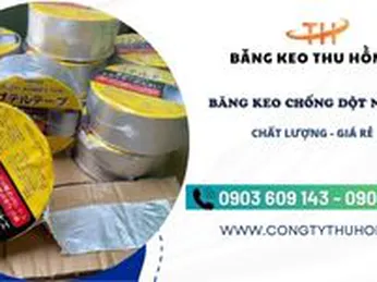 Cung cấp băng keo chống thấm dột siêu bền, siêu dính, giá rẻ tại TPHCM