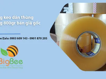 Băng keo dán thùng nặng 800gr bán giá gốc