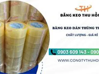 Phân phối sỉ băng keo dán thùng trong/ đục giá tại xưởng