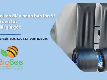 Băng keo điện nano bản lớn 5f màu đen tốt ưu đãi giá gốc