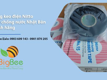 Băng keo điện Nitto siêu chống nước Nhật Bản chính hãng