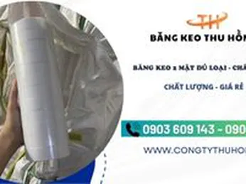 Bỏ sỉ các loại băng keo 2 mặt giá rẻ 2025