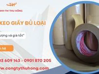 Bán giá sỉ các loại băng keo giấy phổ biến hiện nay