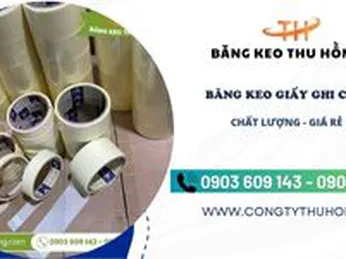 Băng keo giấy ghi chú màu vàng trắng 1f2, 2f4, 4f8 chất lượng giá tốt mỗi ngày