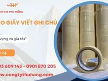 Công Ty Sỉ Băng Keo Giấy Màu Vàng Giá Gốc Tận Xưởng