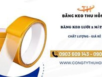 Cung cấp Băng keo lưới sợi vải dính 2 mặt chịu lực giá sỉ