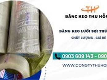 Băng keo sợi thủy tinh gia cố hàng hóa chịu lực tốt