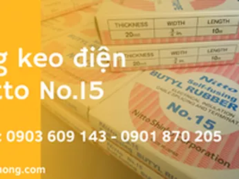 Sỉ rẻ cuộn keo đen cách điện dưới nước Nitto No.15