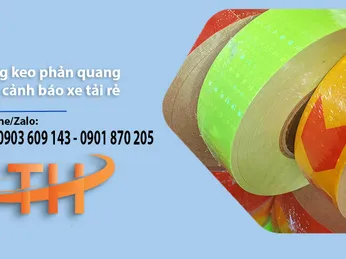 Băng keo phản quang dán cảnh báo xe tải rẻ chất lượng