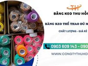 Bán băng keo vải thể thao quấn cơ chống chấn thương đủ màu giá rẻ nhất.