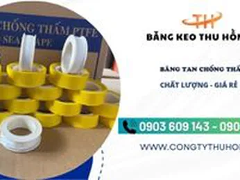 Băng Tan Chống Thấm PTFE PQ 9048 quấn mối ren ống nước