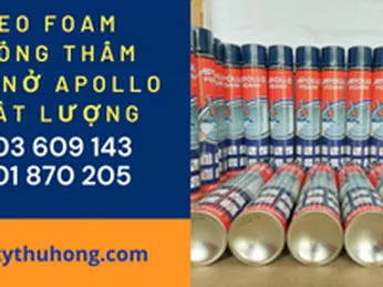 Keo foam chống thấm bọt nở Apollo chất lượng