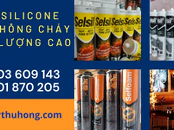 Keo silicone dán chống cháy chất lượng cao