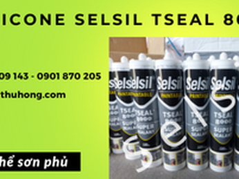 Keo dán vật liệu xây dựng và chống thấm silicone Selsil Tseal 8000