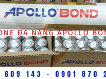 Lựa chọn giá rẻ tại xưởng với dòng silicone đa năng Apollo Bond