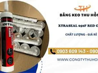 Keo X'TRASEAL 650F RED Trám bít, chống thấm tấm kim loại, trần nhà.