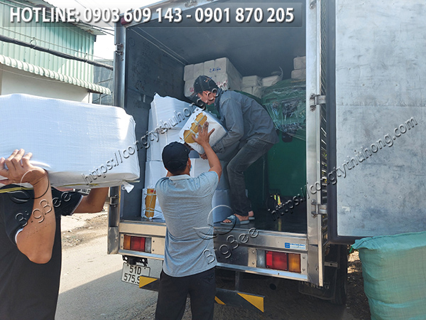 vận chuyển băng keo vải xám 3