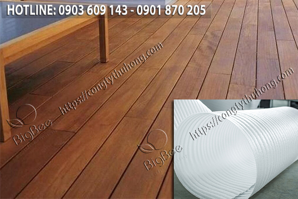 Xốp PE Foam lót sàn gỗ cách nhiệt