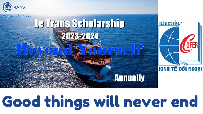 Le Trans Scholarship - Beyond Yourself 2023-2024