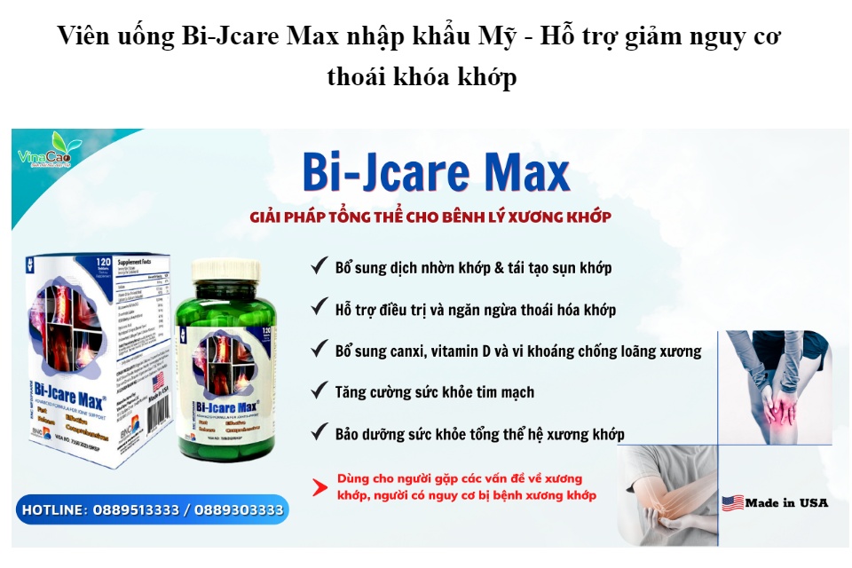 Bi-Jcare Max - Sức khoẻ xương khớp cho mọi nhà