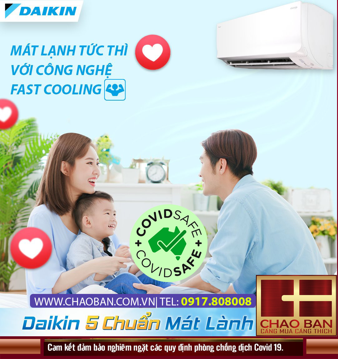 MÁY LẠNH DAIKIN 5 CHUẨN MÁT LẠNH 