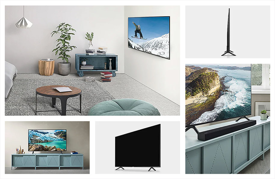 Smart TV 4K UHD Samsung 55 inch 55RU7200 Phù hợp mọi không gian