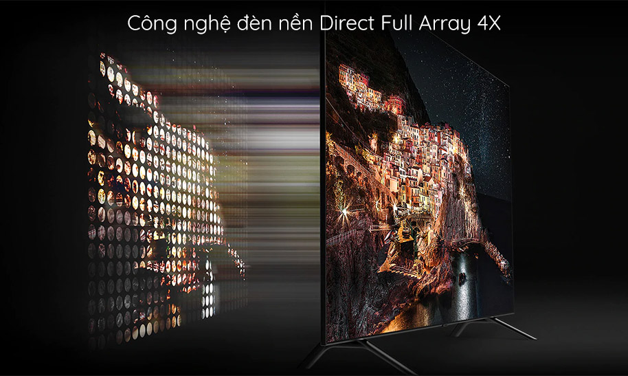Smart TV QLED 4K Samsung 75 inch 75Q70RA tích hợp Công nghệ đèn nền Direct Full Array 4X