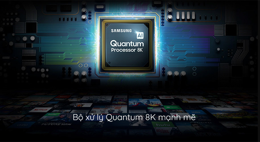 Smart TV QLED 8K Samsung 82 inch 82Q900RB trang bị Bộ xử lý Quantum 8K mạnh mẽ