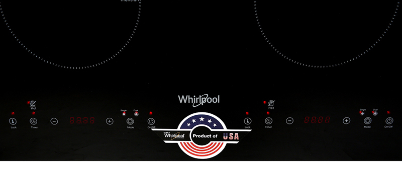 Dễ dùng - Bếp hồng ngoại đôi Whirlpool ACT752/BLV Dễ dùng - Bếp hồng ngoại đôi Whirlpool ACT752/BLV