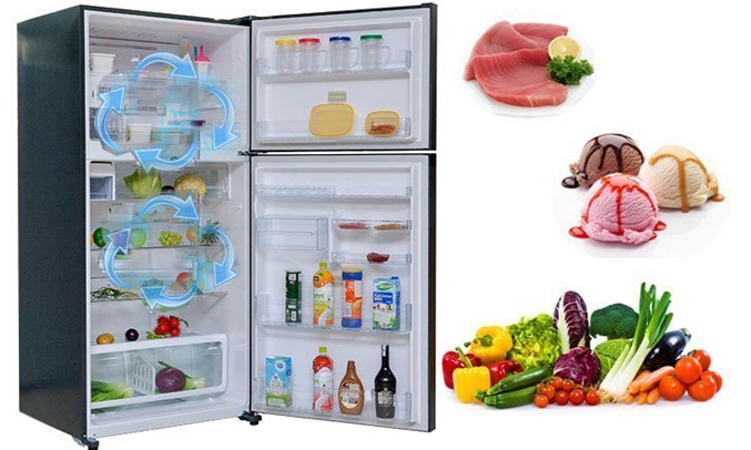 Tủ lạnh Toshiba GR-M28VUBZ(UB) 226 lít xanh đen bảo quản thực phẩm tươi ngon