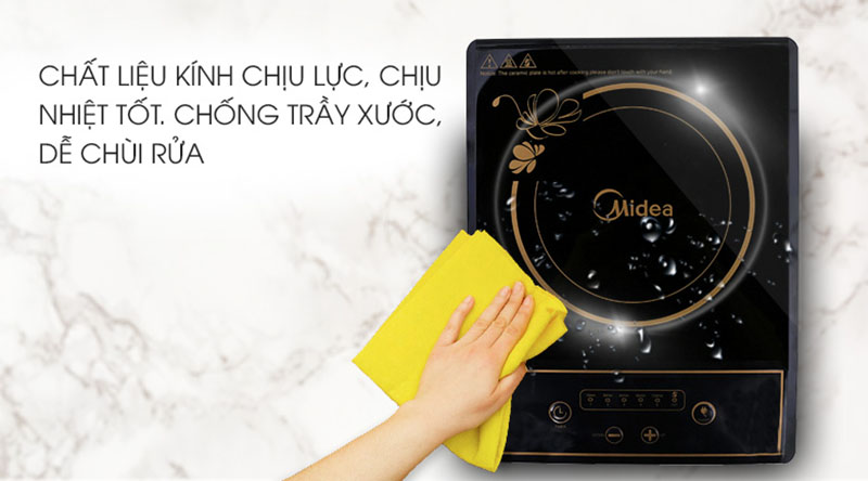 Mặt bếp - Bếp hồng ngoại Midea MIR-B2017DD Mặt bếp - Bếp hồng ngoại Midea MIR-B2017DD