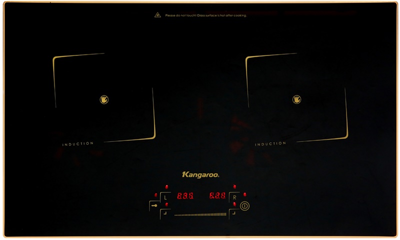 Mặt bếp từ bằng kính chịu nhiệt - Bếp từ đôi Kangaroo KG438I Mặt bếp từ bằng kính chịu nhiệt - Bếp từ đôi Kangaroo KG438I