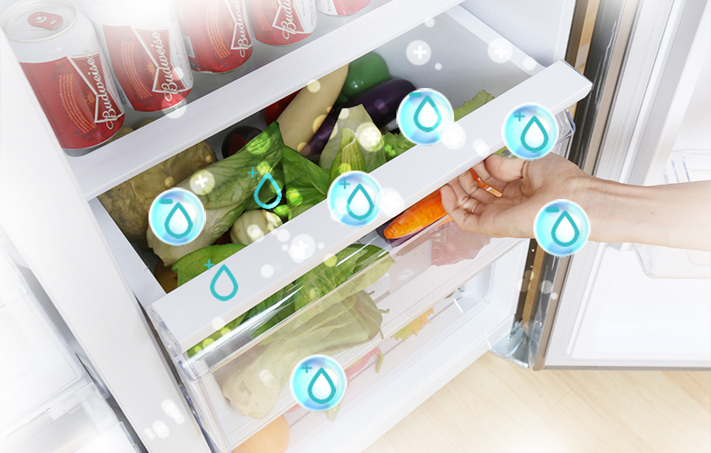 Ngăn rau củ giữ ẩm Tủ lạnh Samsung RS552NRUA9M/SV Ngăn rau củ giữ ẩm Tủ lạnh Samsung RS552NRUA9M/SV