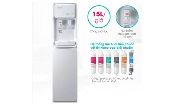 Máy lọc nước Korihome WPK-813 lọc 6 lõi