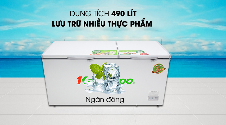 Tủ đông Kangaroo 490 lít KG 809C1 - Dung tích 490 lít, phù hợp cho quán ăn, nhà hàng và siêu thị Tủ đông Kangaroo 490 lít KG 809C1 - Dung tích 490 lít, phù hợp cho quán ăn, nhà hàng và siêu thị