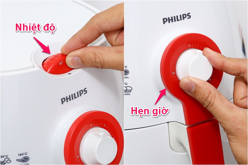 Nồi chiên không dầu Philips HD9217 Nồi chiên không dầu Philips HD9217