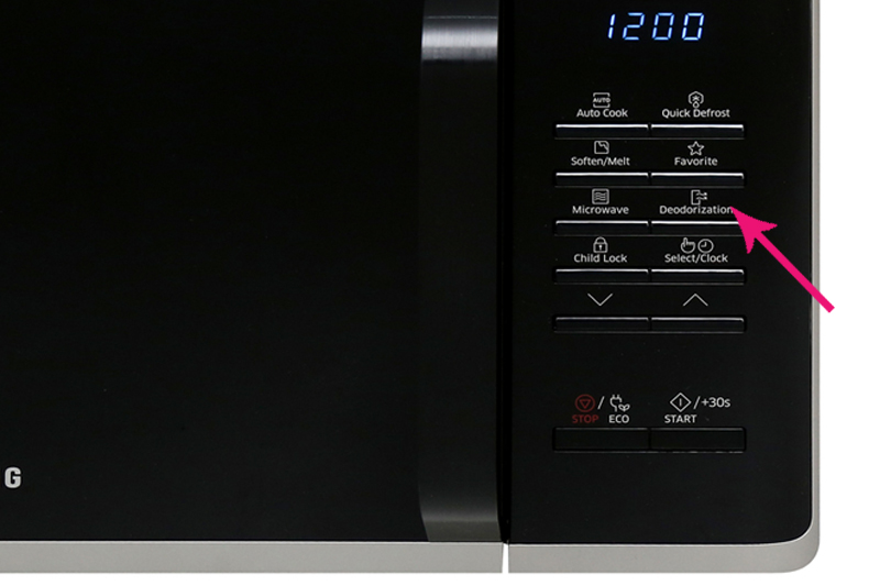 Khử mùi - Lò vi sóng Samsung MS23K3513AS/SV-N 23 lít Khử mùi - Lò vi sóng Samsung MS23K3513AS/SV-N 23 lít