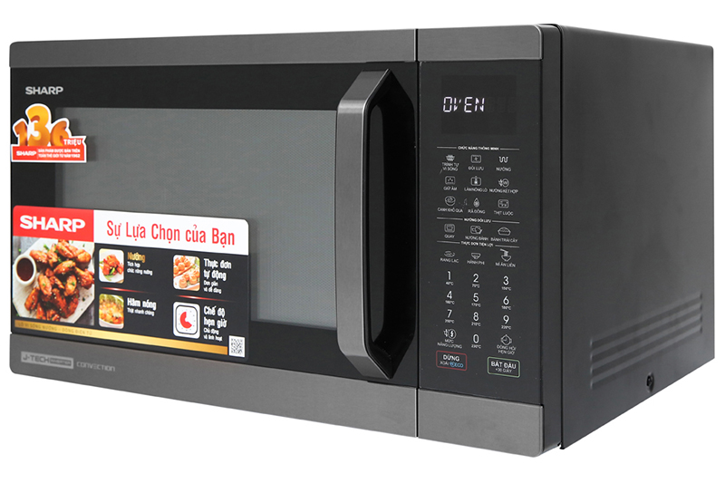 Thiết kế đẹp - Lò vi sóng Sharp R-C932XVN-BST Thiết kế đẹp - Lò vi sóng Sharp R-C932XVN-BST