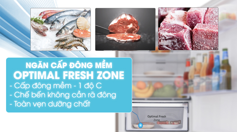 Ngăn đông mềm - Tủ lạnh Samsung Inverter 280 lít RB27N4010S8/SV Ngăn đông mềm - Tủ lạnh Samsung Inverter 280 lít RB27N4010S8/SV