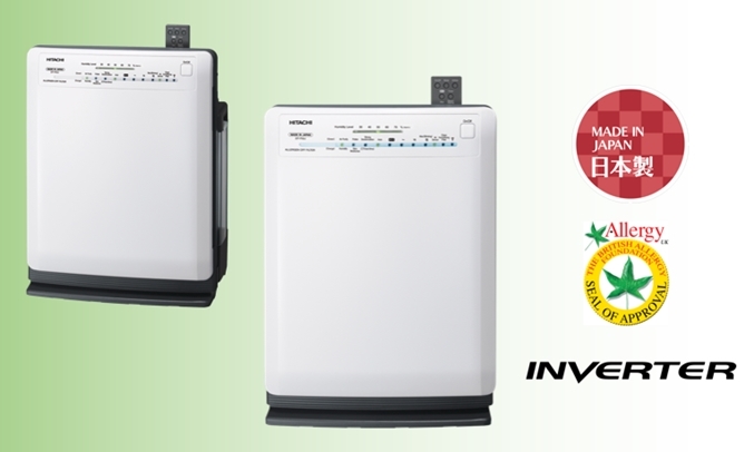Máy lọc không khí Hitachi EP-P50J 240 (WH) chứng nhận Allergy UK