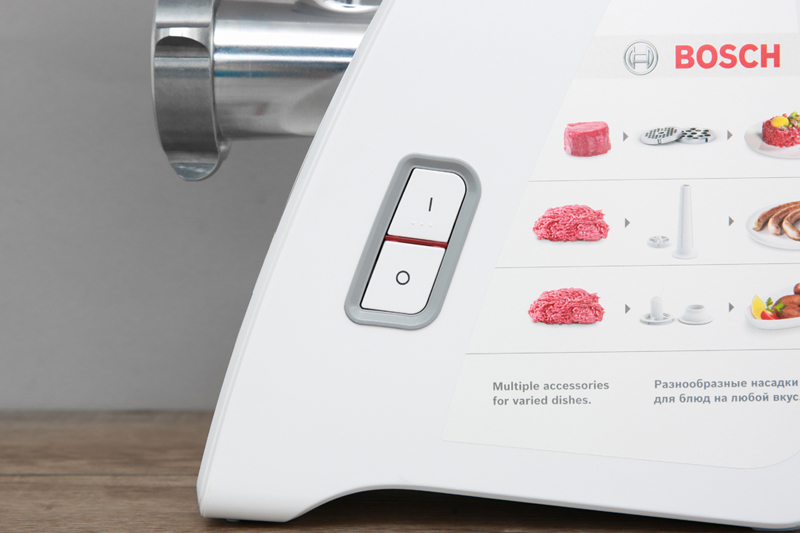 Dễ dùng - Máy xay thịt Bosch HMH-MFW3520W 500W Dễ dùng - Máy xay thịt Bosch HMH-MFW3520W 500W