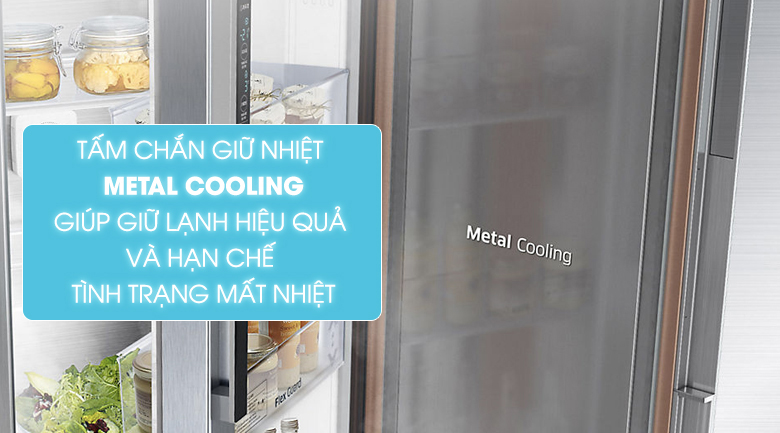 Tấm kim loại Metal Cooling - Tủ lạnh Samsung Inveter 620 ít RH62K62377P/SV Tấm kim loại Metal Cooling - Tủ lạnh Samsung Inveter 620 ít RH62K62377P/SV