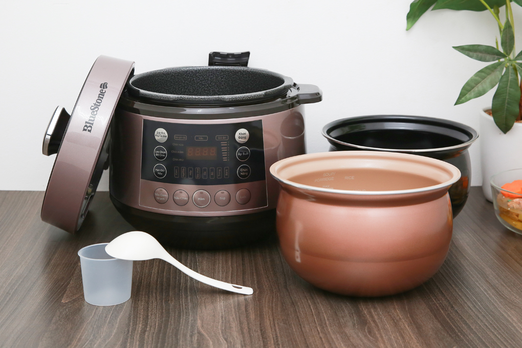 Nồi áp suất điện Bluestone PCB-5763 6 lít Nồi áp suất điện Bluestone PCB-5763 6 lít