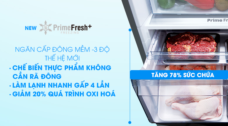 ngăn đông mềm thế hệ mới - NR-BC360QKVN ngăn đông mềm thế hệ mới - NR-BC360QKVN