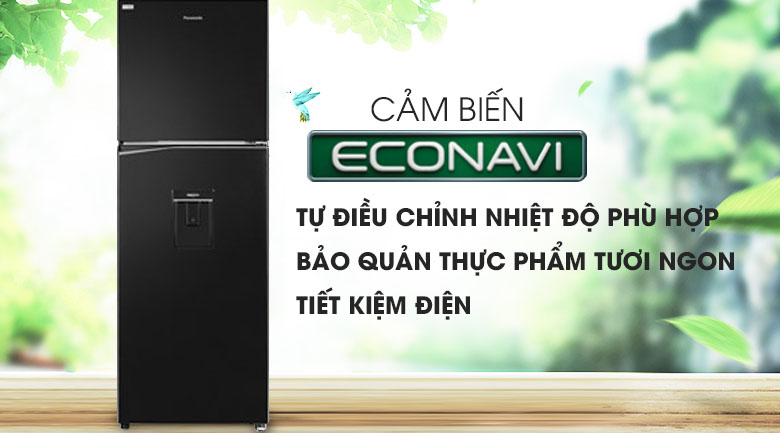 Cảm biến Econavi - Tủ lạnh Panasonic Inverter 326 lít NR-BL351WKVN Cảm biến Econavi - Tủ lạnh Panasonic Inverter 326 lít NR-BL351WKVN