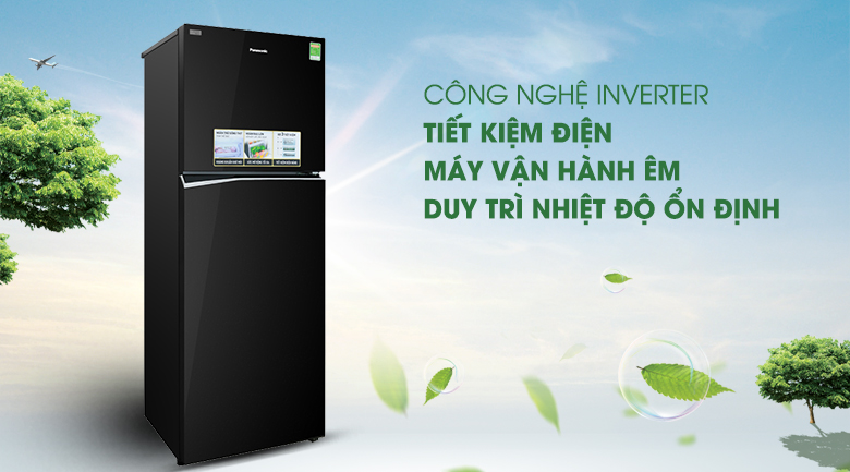 Công nghệ Inverter - Tủ lạnh Panasonic Inverter 366 lít NR-BL381GKVN Công nghệ Inverter - Tủ lạnh Panasonic Inverter 366 lít NR-BL381GKVN